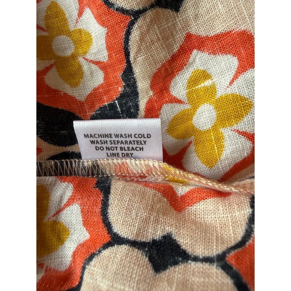 tuckernuck honeycomb bloom marisol tie-waist caftan maxi dress women x-large xl - Picture 9 of 9
